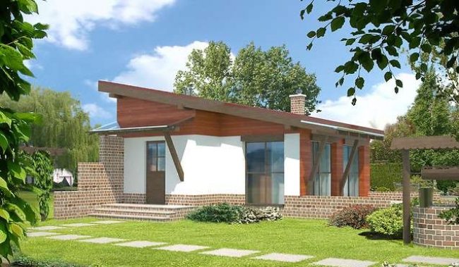 Дом из газобетона 7х9 с мансардой, 100 м2, проект №349