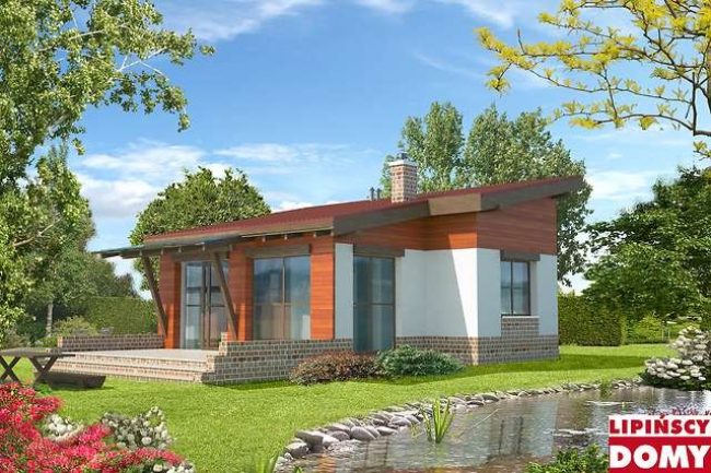 Дом из газобетона 7х9 с мансардой, 100 м2, проект №349