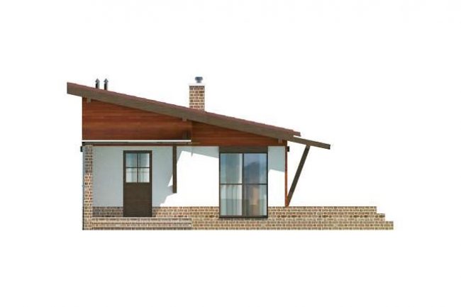 Дом из газобетона 7х9 с мансардой, 100 м2, проект №349