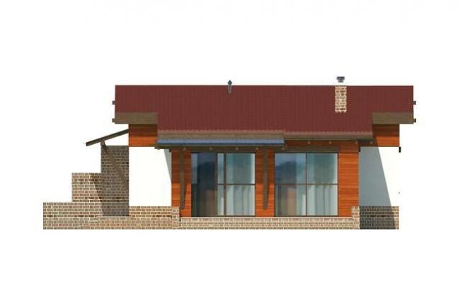 Дом из газобетона 7х9 с мансардой, 100 м2, проект №349