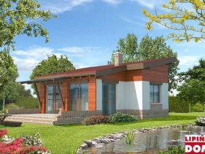 Дом из газобетона 7х9 с мансардой, 100 м2, проект №349