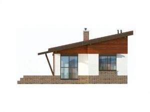 Дом из газобетона 7х9 с мансардой, 100 м2, проект №349